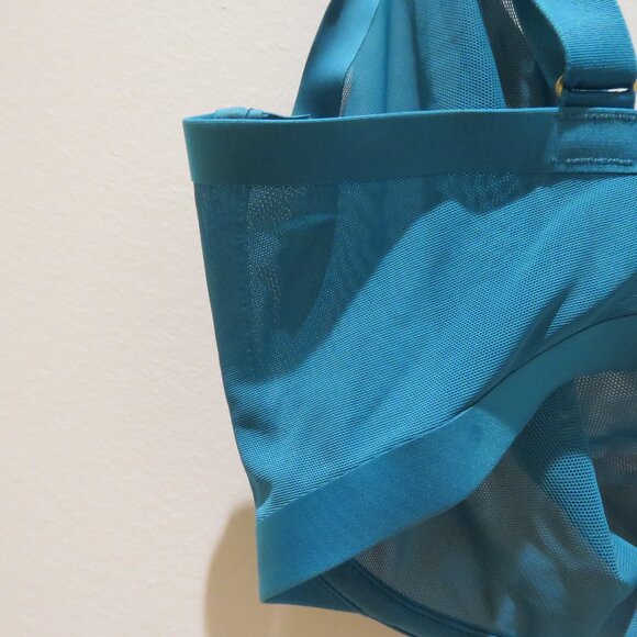 CUUP The Plunge Mesh Bra in Turquoise Teal - Size 34H - Picture 12 of 14